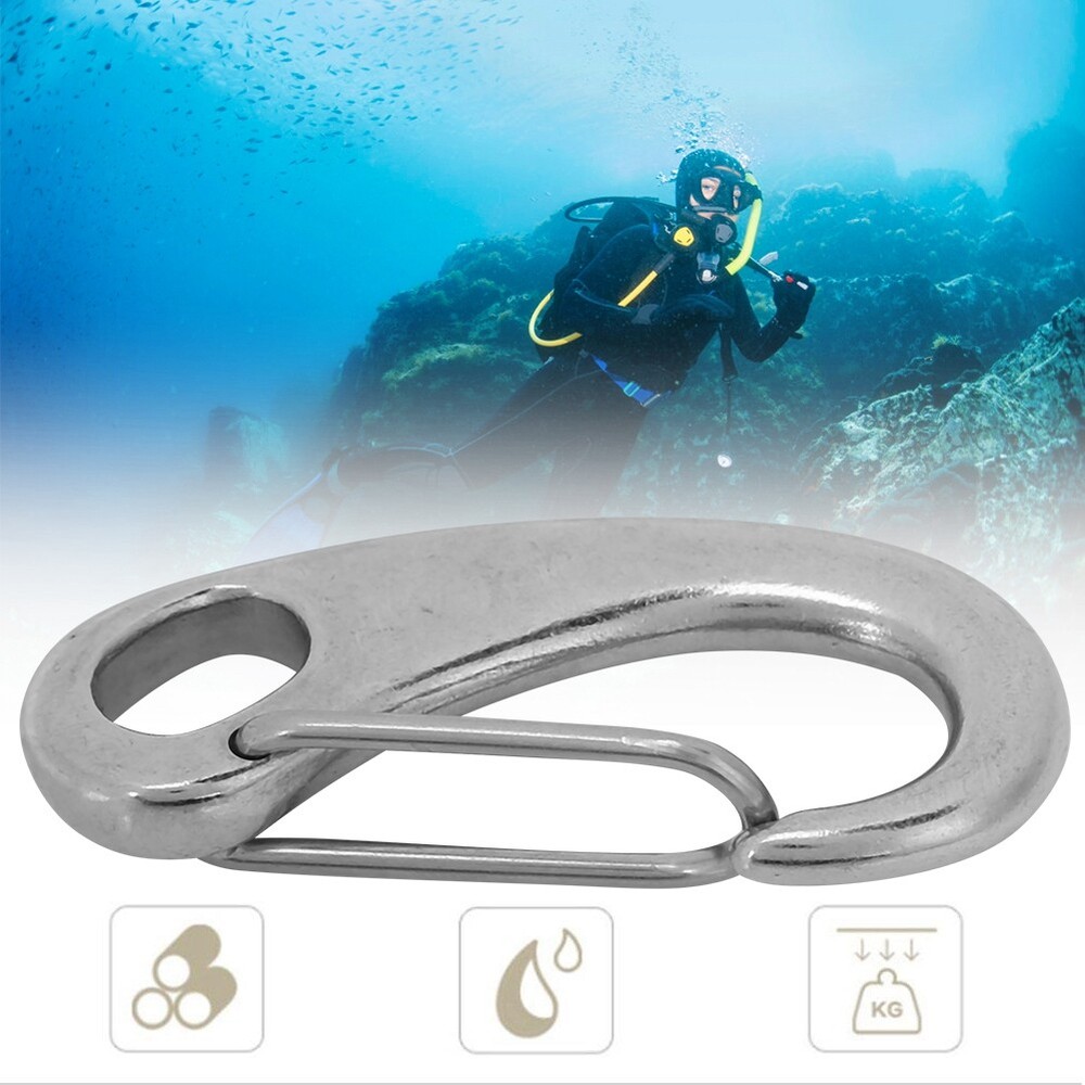 Stainless Steel Snap Hook For Diving Accessory Bolt Kit Quick Draw Shackle CH
