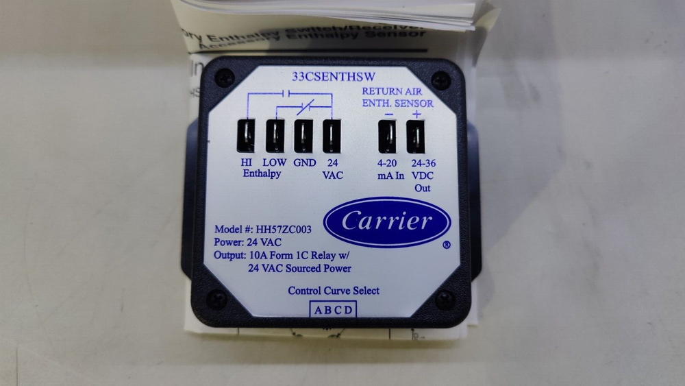 New Carrier HH57ZC003 Differential Enthalpy Sensor Control Switch 33CSENTHSW