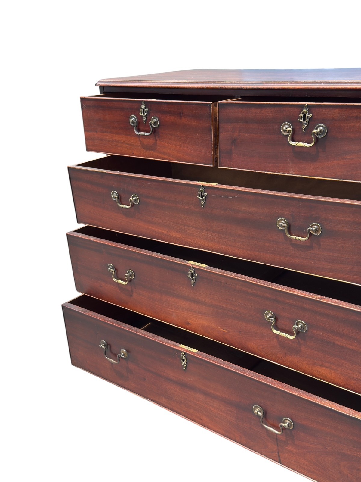 antique Chippendale georgian chest dresser 18th small period mahogany