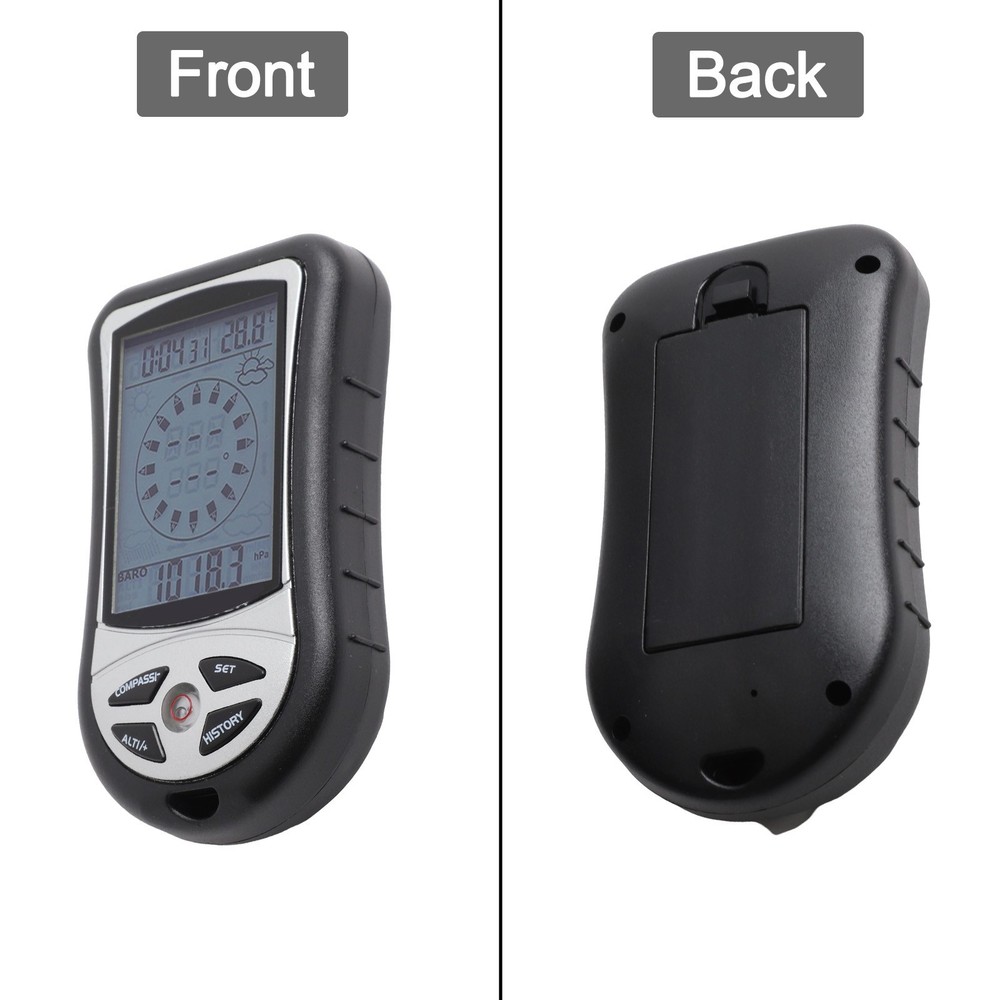 Sturdy Multi Function Pocket Altimeter Barometer Thermometer for Outdoor Use