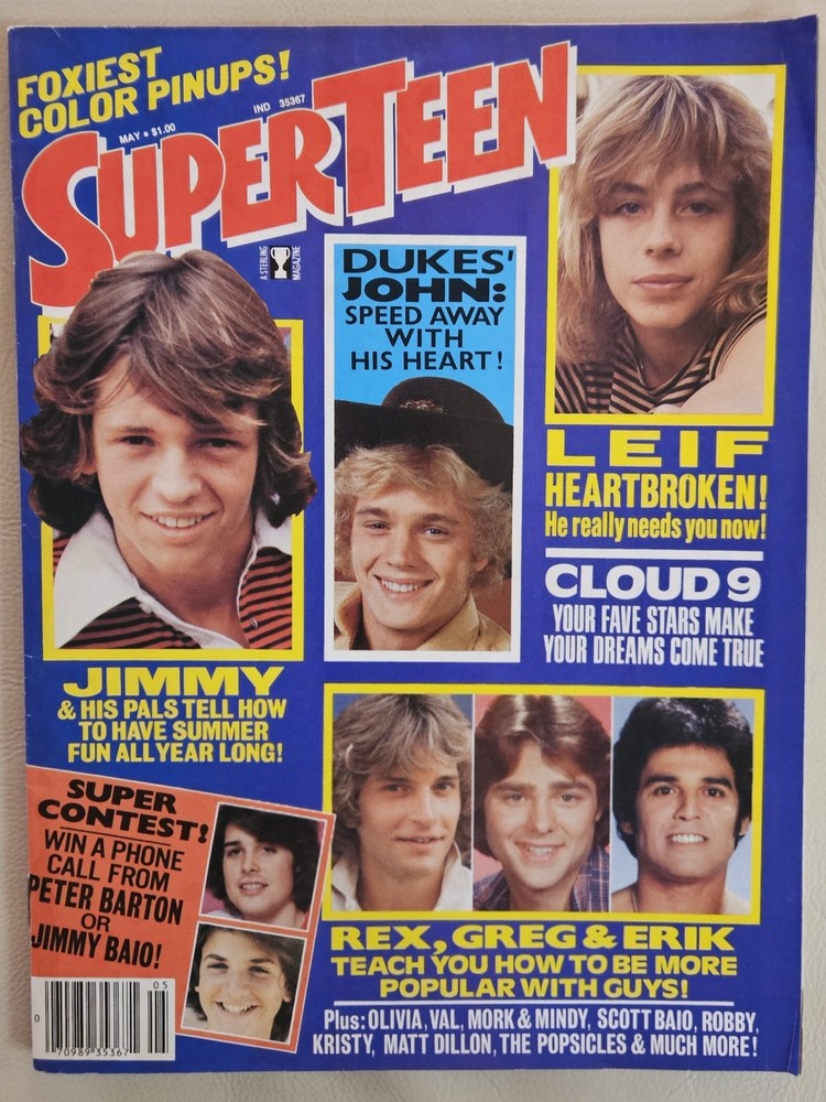 SUPER TEEN FOXIEST COLOR PINUPS Magazine 1980 DUKES, GARRETT, ESTRADA, EVIGAN