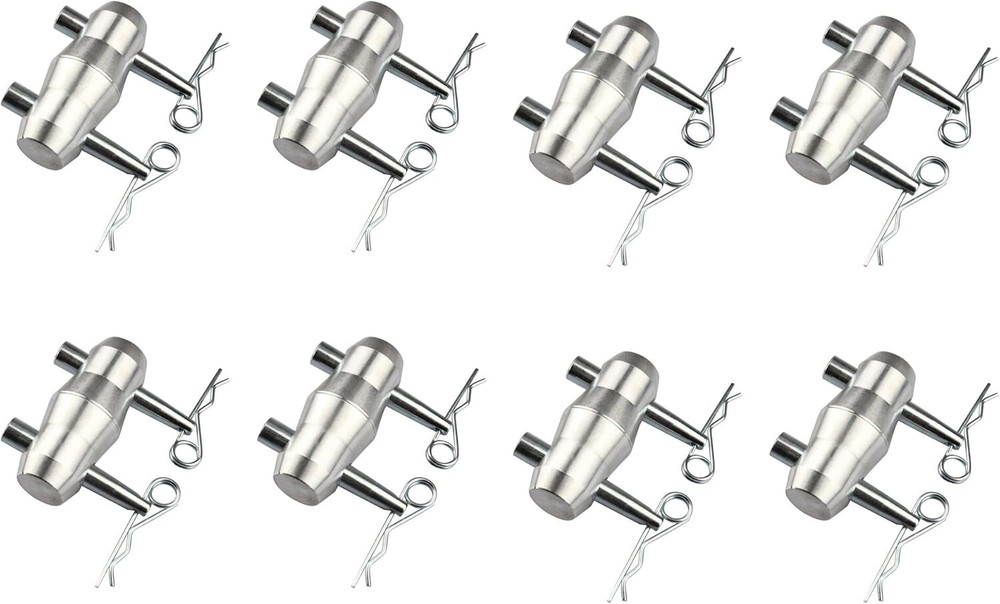 8 Pack Double Ended Conical Truss Coupler with Clips, Stage Lighting Replace ...