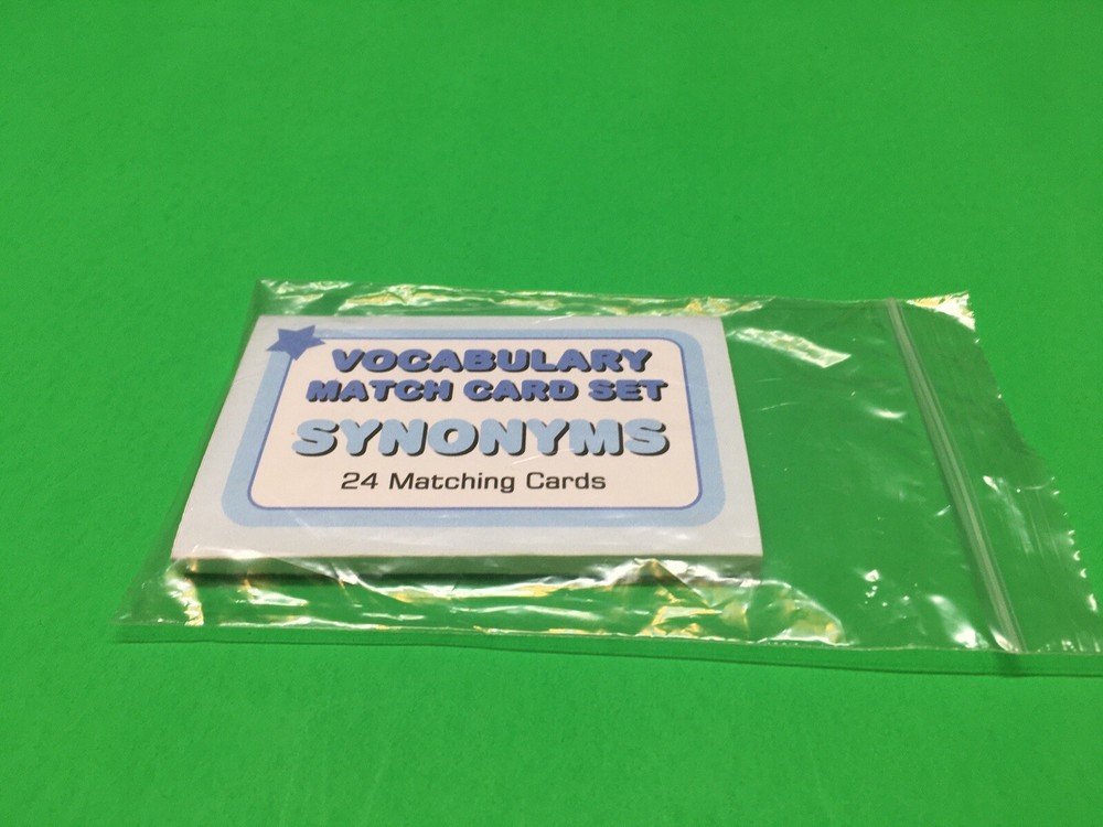 Synonyms - Learning Flash Cards For Kids - Educational