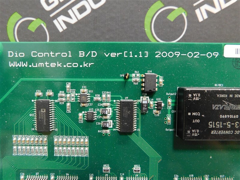 USED Umtek Digital I/O Control Board Ver. 1.1