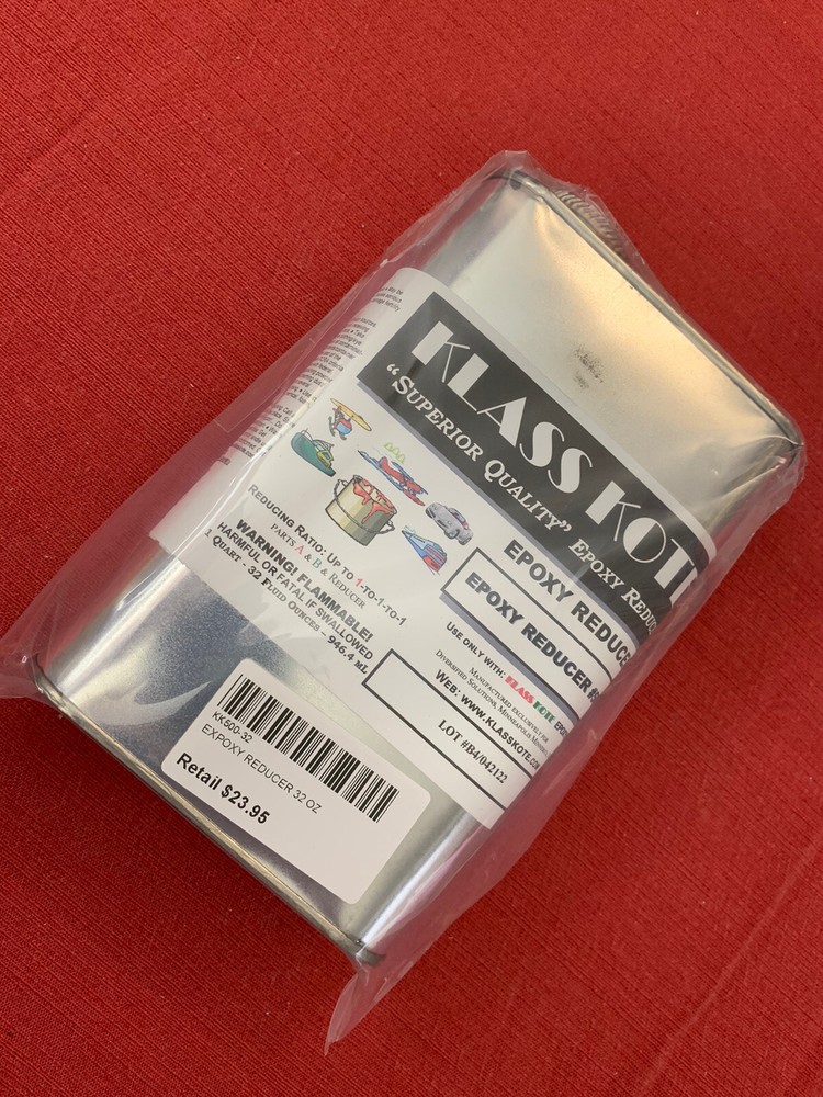 Klass Kote Reducer Thinner #500 32 Ounce Quart Can