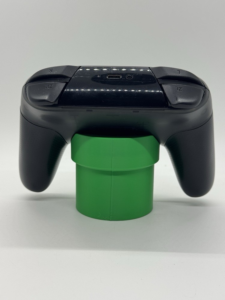 Green Pipe Display Stand for Nintendo Switch Pro Controller Gamepad holder