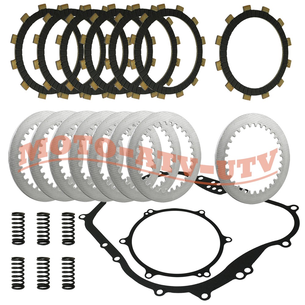 Clutch Friction Steel Plates Kit & Gasket for Kawasaki KLX250S KLX250 2009-2014