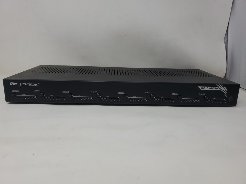 Key Digital KD-8x8CSA| 8x8 Matrix Switcher- **Read**