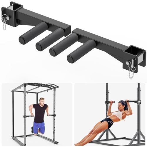 Nordic Hamstring Curl Attachment, 2"x2" Dip Bar Attachment (EVA Foam Handle)