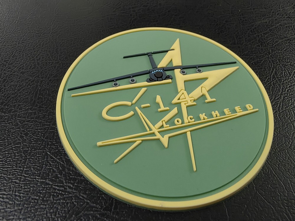 Lockheed Martin® C-141 Starlifter (Ashtray) PVC Patch – With Hook and Loop