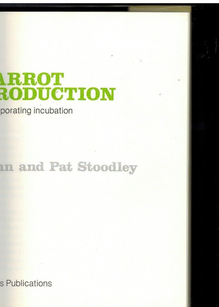 PARROT PRODUCTION STOODLEY SGND 1ST. 1983 HDC VG/VG