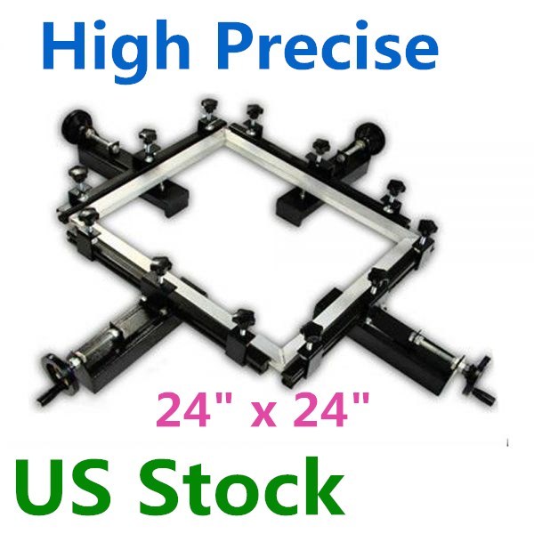 24" x 24" Stretcher Manual Silk Screen Stretching Machine High Precise