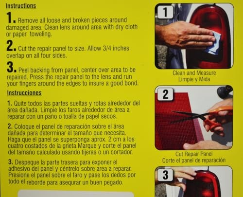 Grid Pattern Auto Lens Repair Kit () Amber