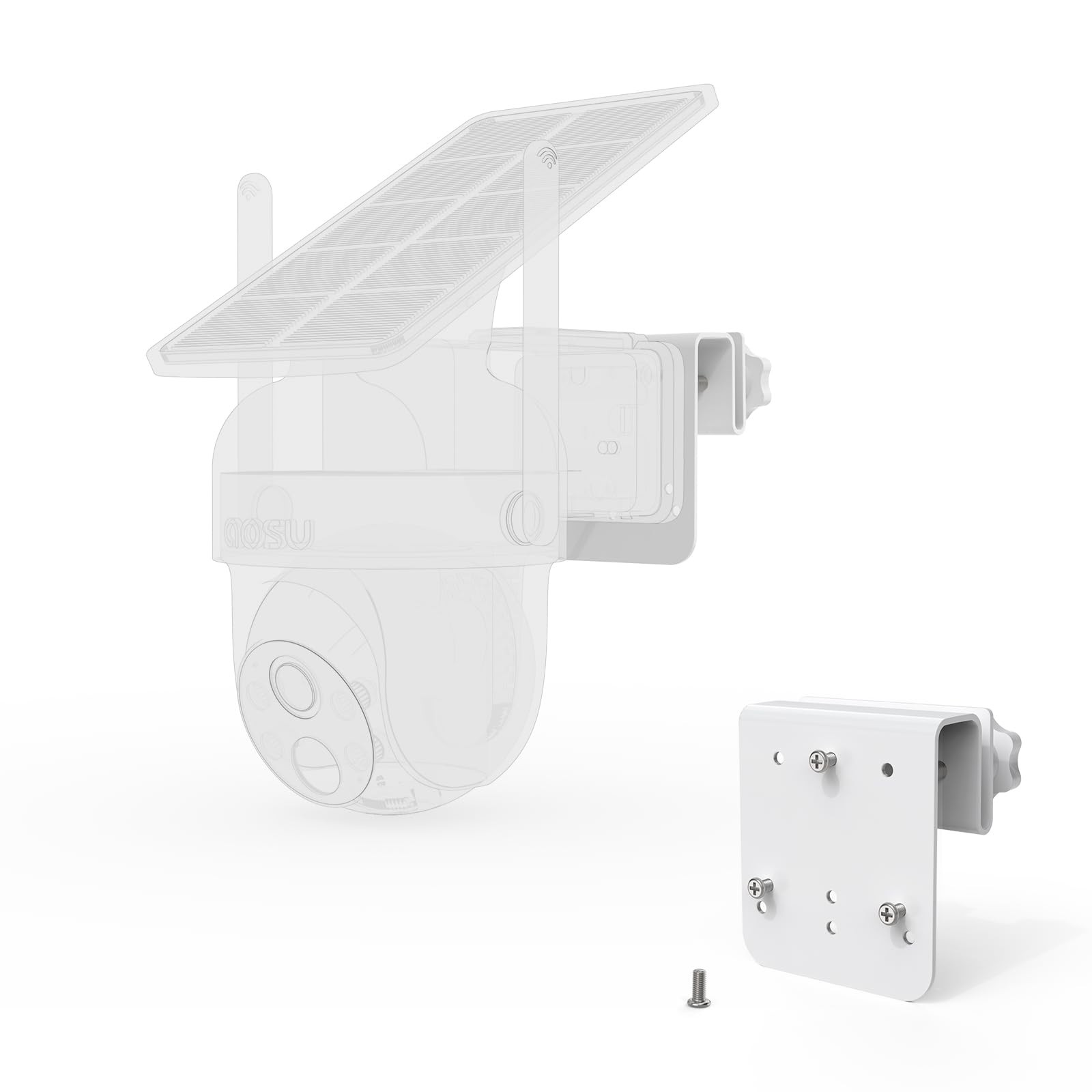 OkeMeeo Metal Gutter Mount for AOSU Security Camera Wireless Outdoor...