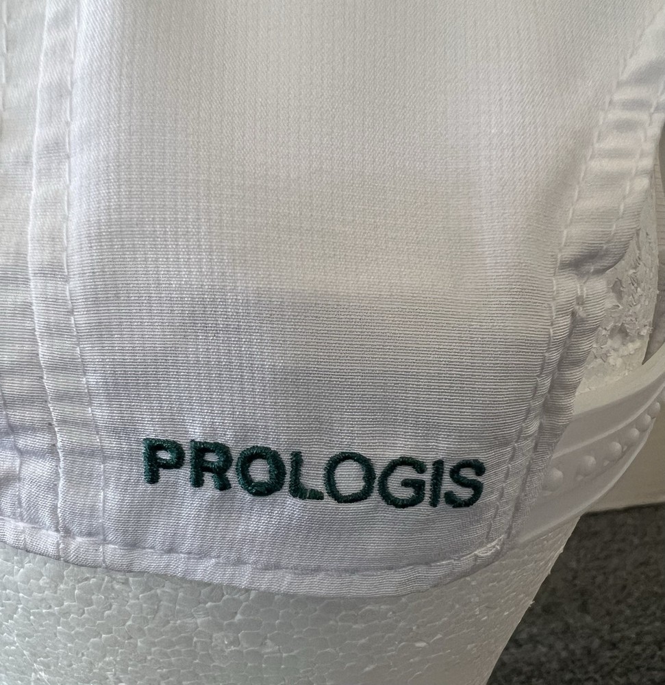 Prologis Golf Hat SnapBack White Logo Braid Embroidered