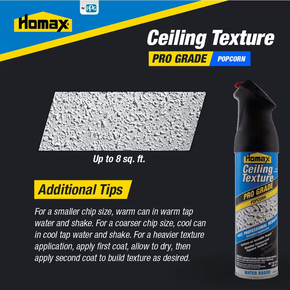 14 Oz. Pro Grade Popcorn Ceiling Texture