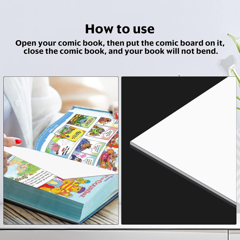 100 Current Size Comic Book Boards Acid Free Thick Durable White