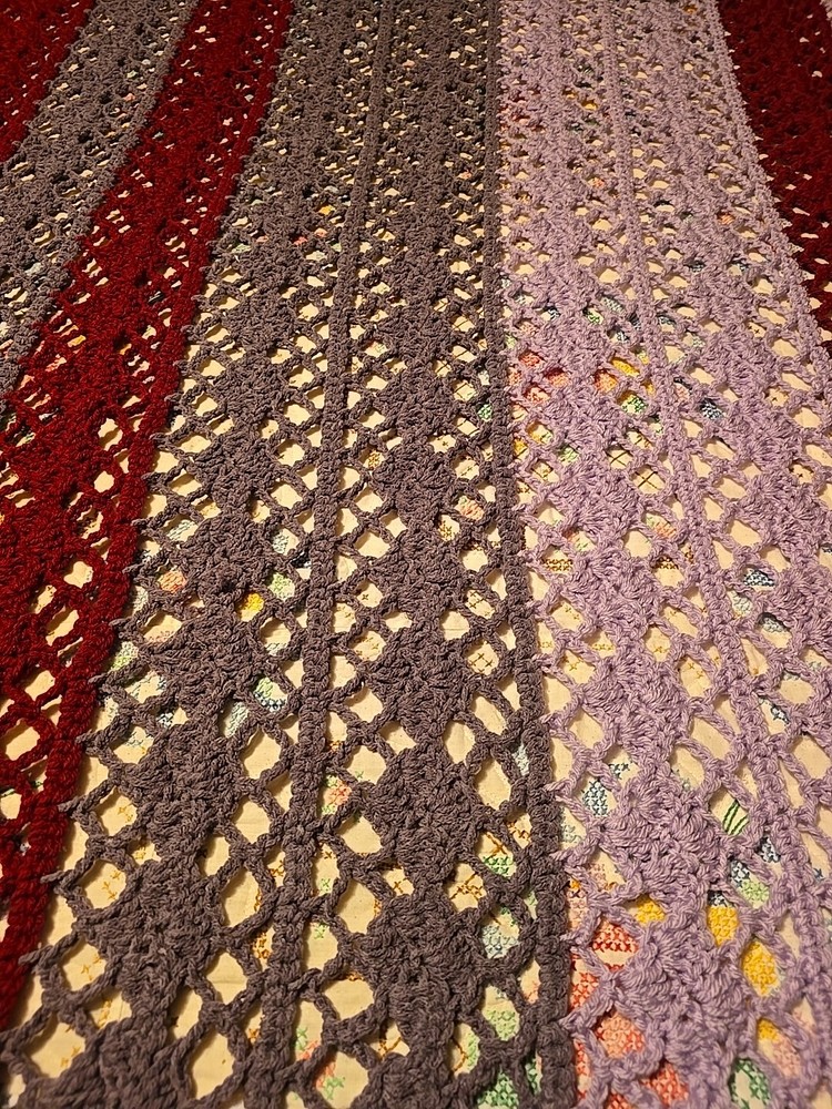 New Handmade Crocheted Afghan