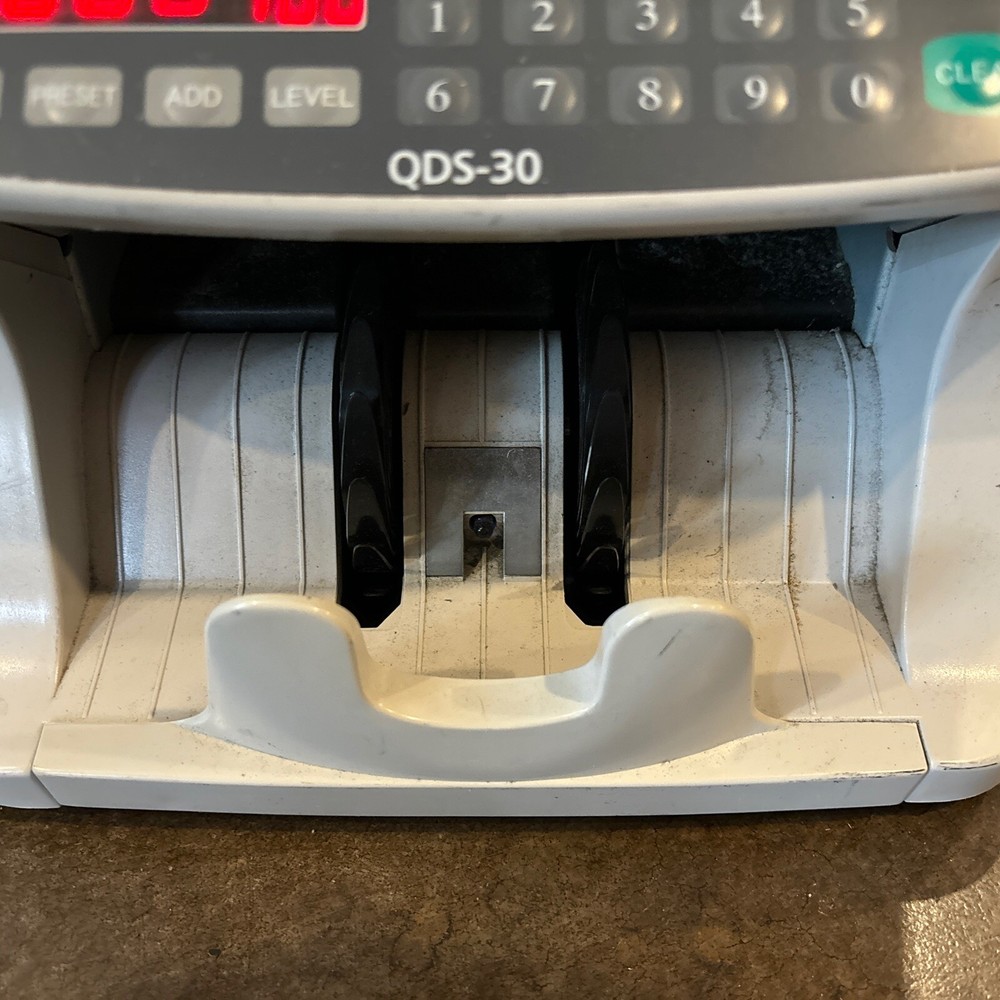 Quality Data Systems QDS-30 Currency Counter w/ currency Counterfeit detector