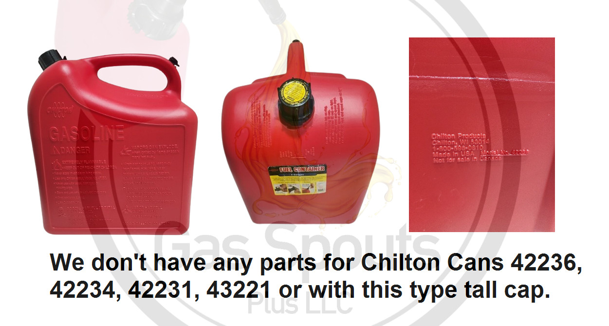 CHILTON YELLOW Gas Can SPOUT & PARTS KIT Sears Craftsman Aftermarket Replacement