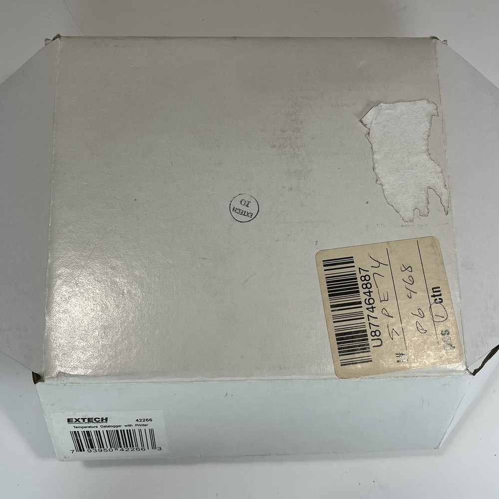 Extech 42270 Temperature & Humidity Datalogger W/Printer- Tested/Works
