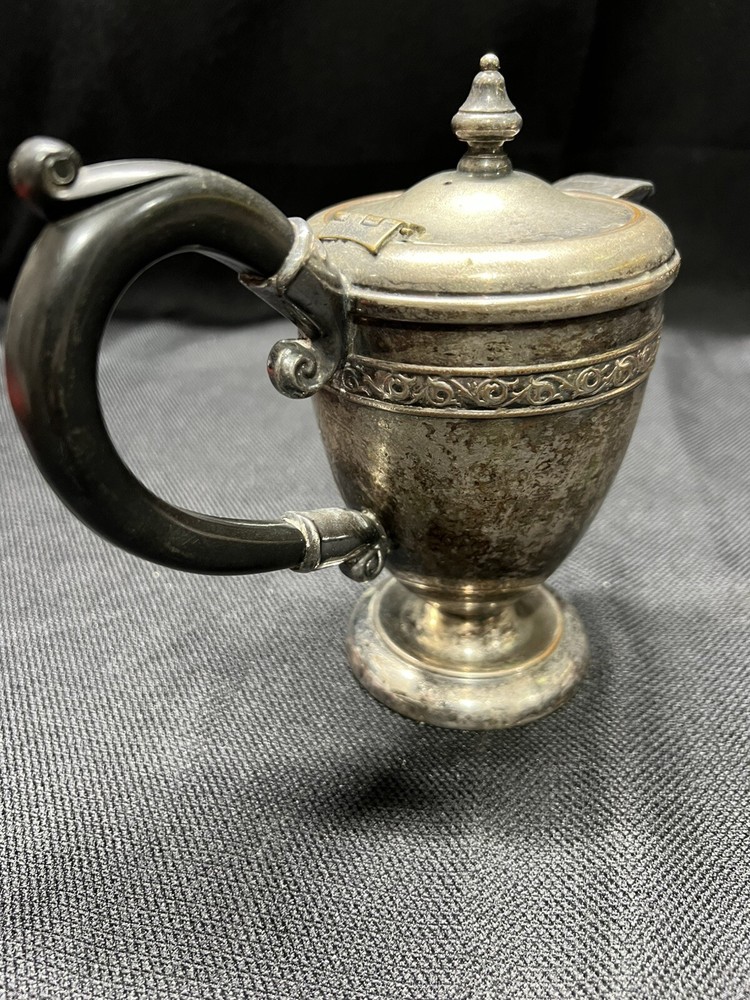 Viking Plate Canada EP Copper Lead Mounted Teapot