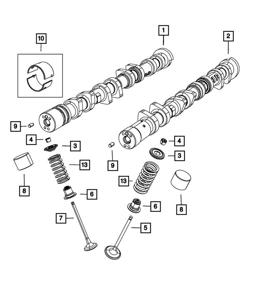Genuine Mopar Valve Spring 4884804AA