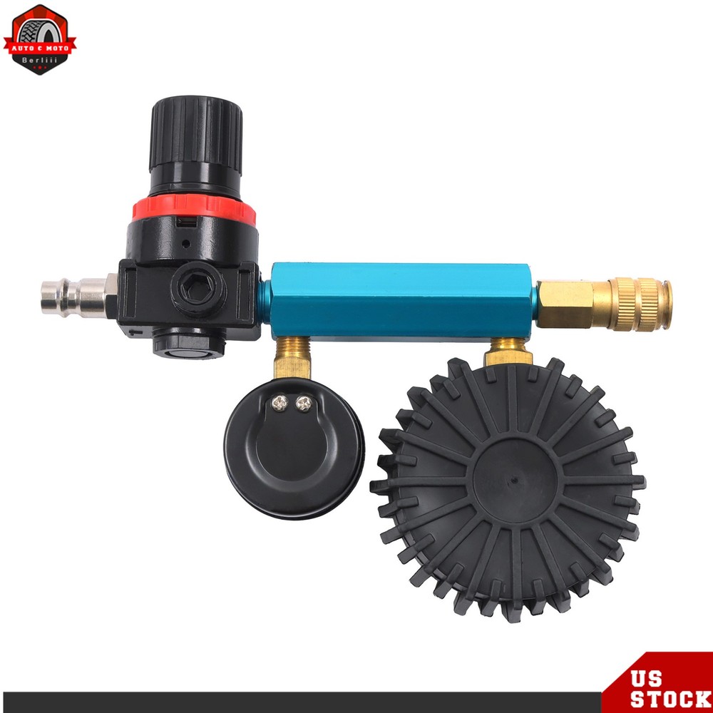 46PCS Petrol Diesel Engine Compression Tester Leak Down Diagnostic Tool Kit