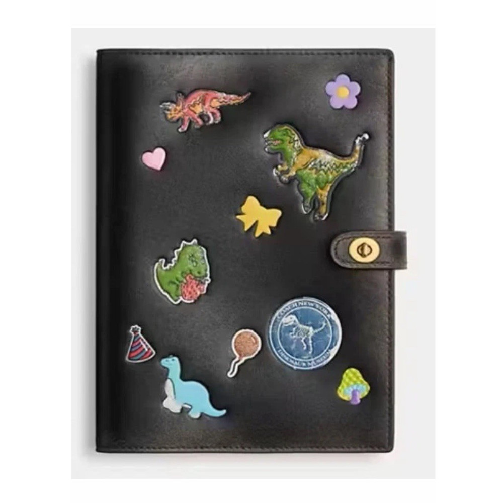 COACH REXY STICKER PRINT NOTEBOOK