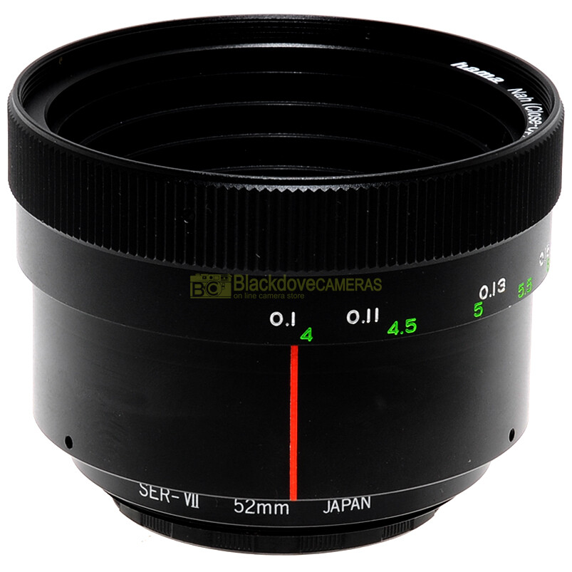 Hama Closeup zoom conversion lens, additional 52mm M52 macro mount. Close-up.