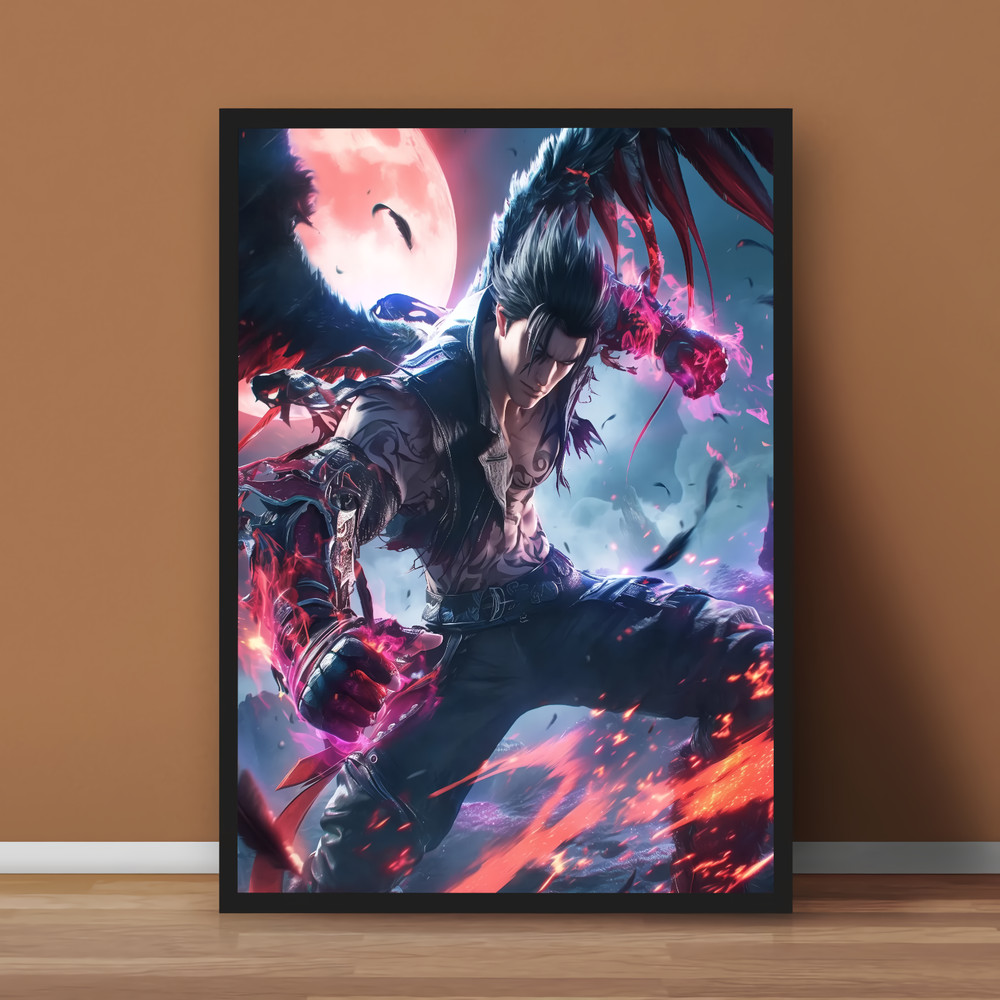 Devil Jin Kazama Tekken Poster Print - No Frame