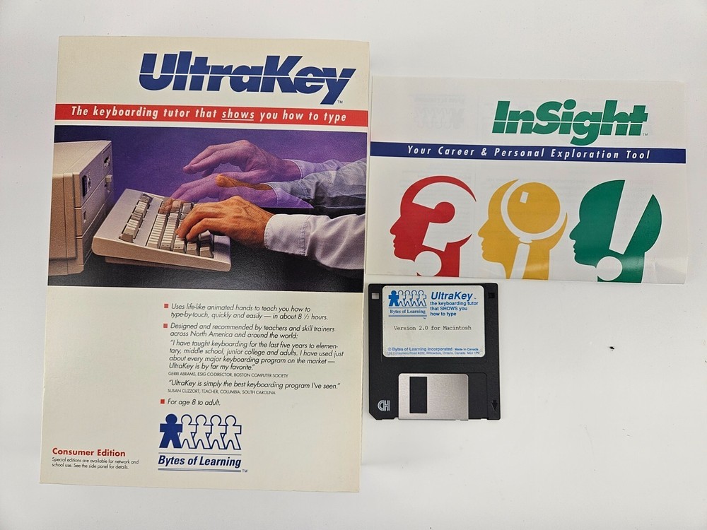 UltraKey Version 2.0 Mac 3.5" Floppy Keyboard Tutor