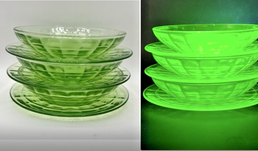 Anchor Hocking Block Optic Cereal Bowls & Plates
