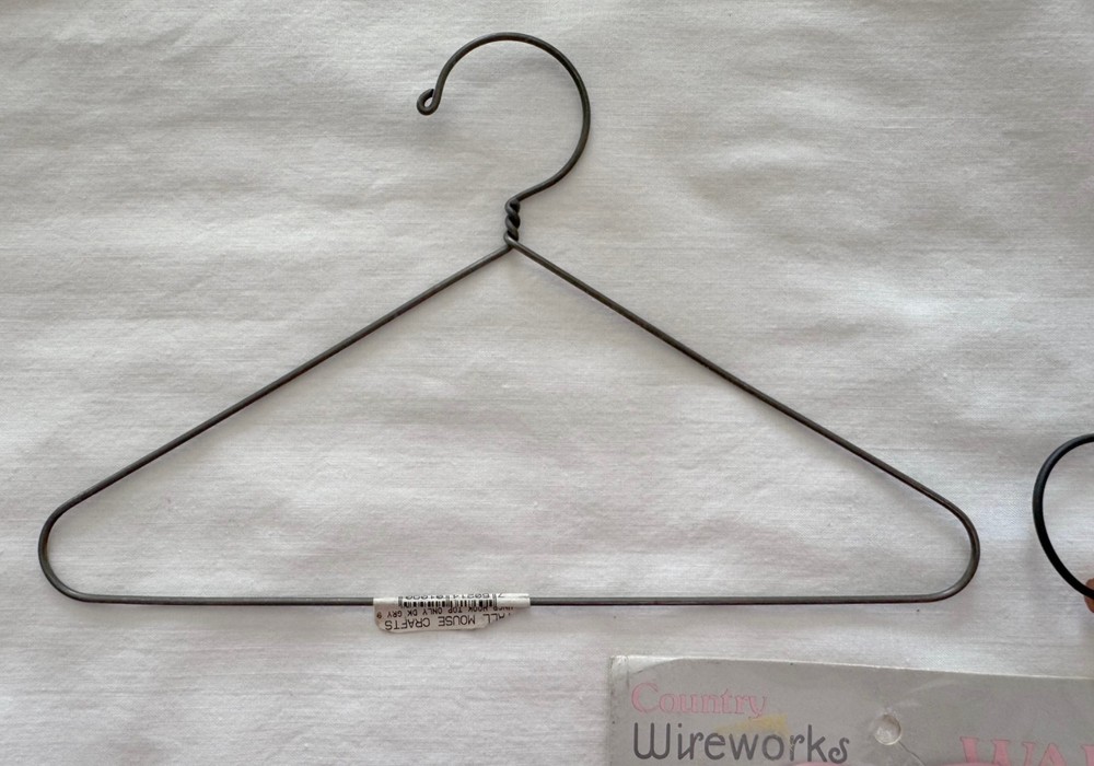 3 Bell Pulls or Craft Towels Stitchery Wood & Wire Hangers