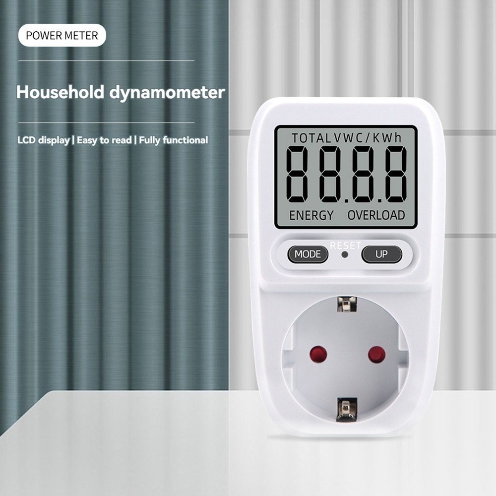 Electricity Meter Wattmeter LCD Energy Meter Socket Electrical Tester Messs5651