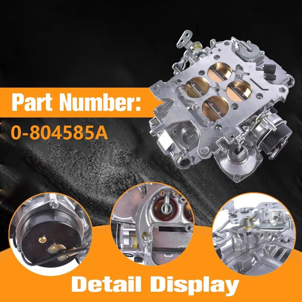 Carburetor For 0-80458SA Holley 4-Barrel Square Bore 600 CFM Electric Choke 4160