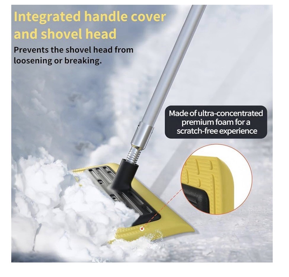 SnowBuster Snow Rake Replacement Head, Never Scratch - 16” - New