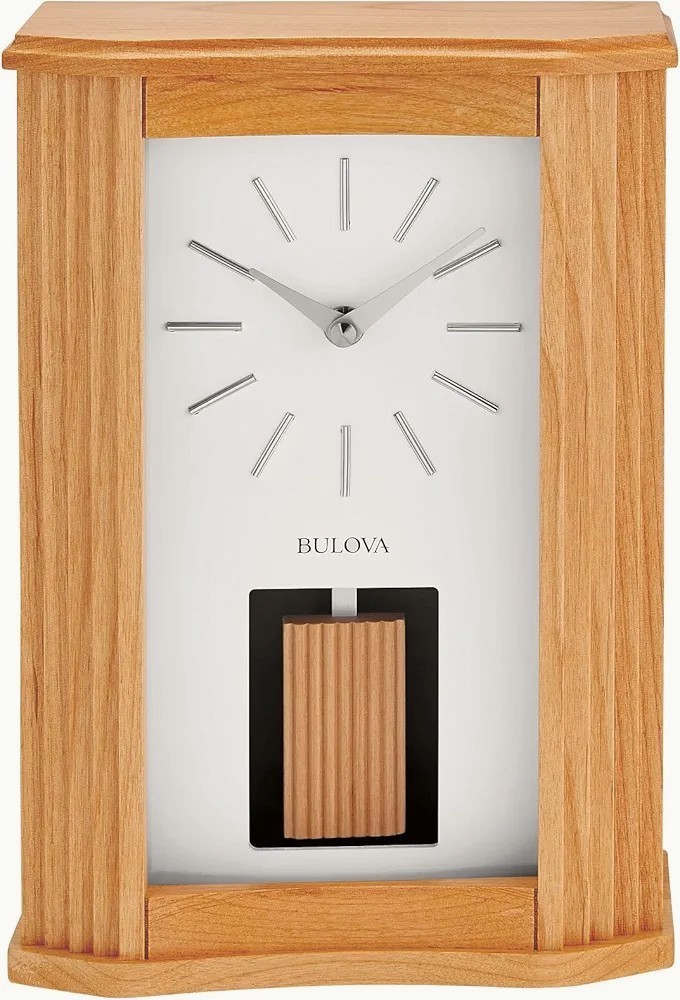 Bulova Chicago Modern Chime Table Clock - Model B1525