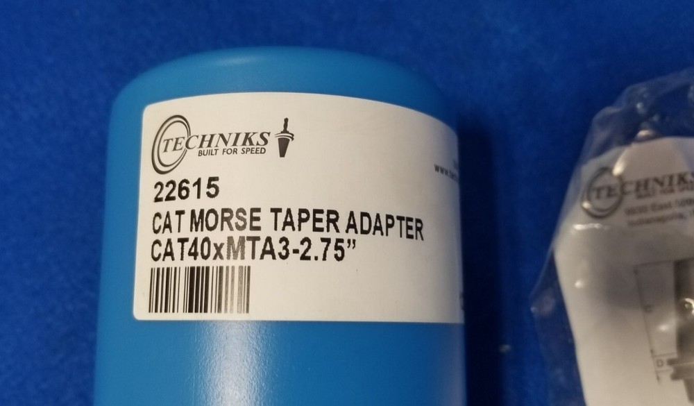 Techniks Cat Morse Taper Adapter CAT40xMTA3-2.75"