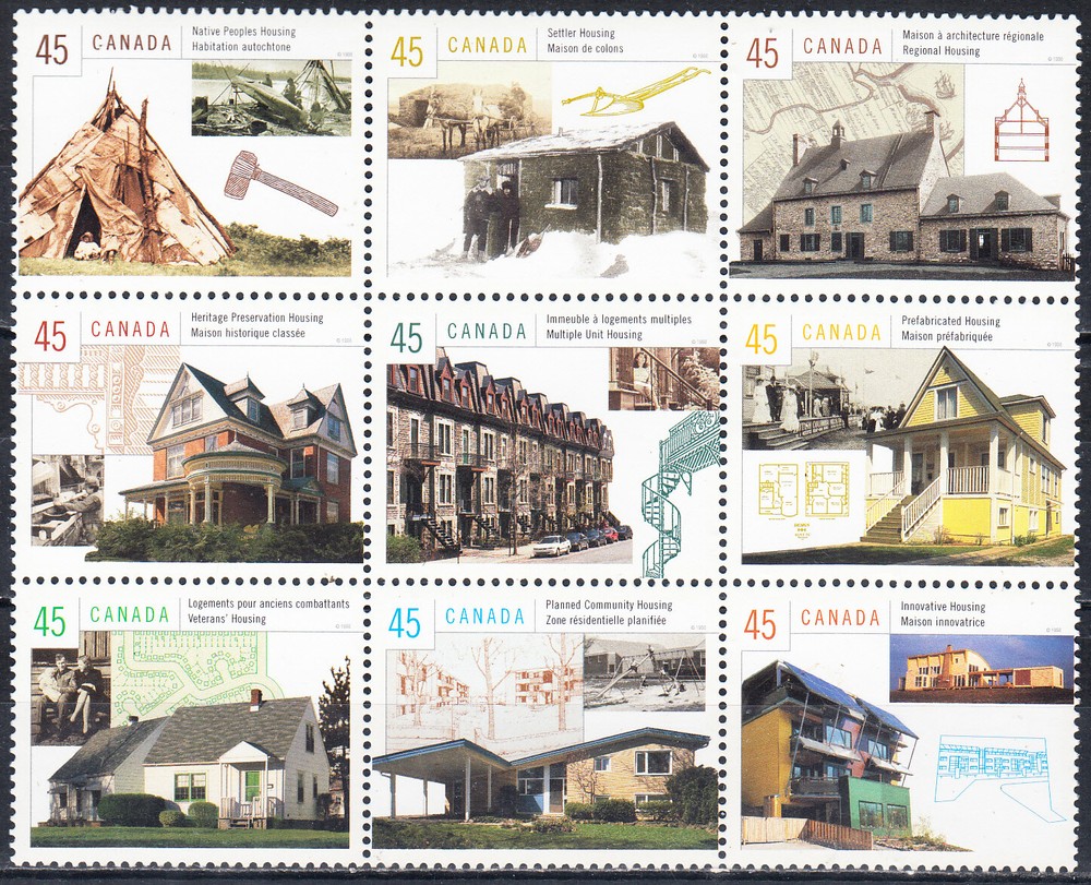 W CANADA 1755a-i BK HOUSING