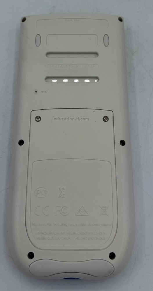 Texas Instruments TI-84 Plus C Silver Edition Graphing Calculator Blue/White