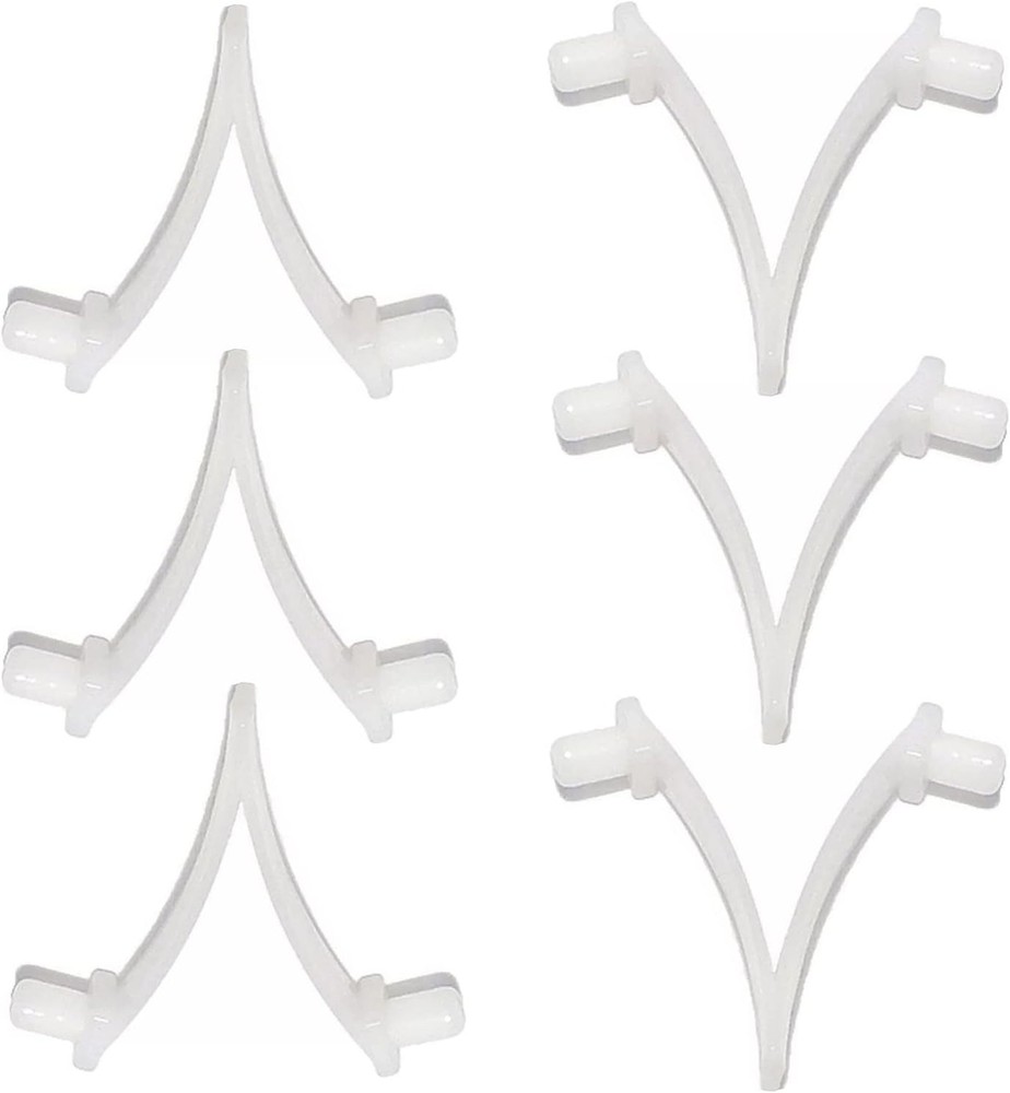 Versatile 6 Pack Butterfly Clips for Pool Maintenance - Durable Plastic Design