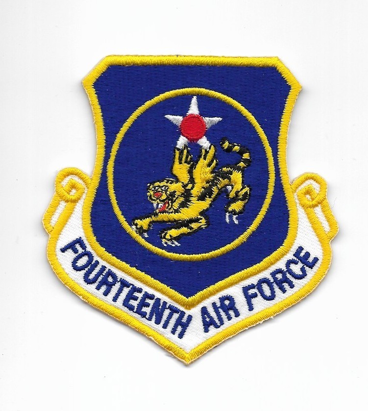 Fourteenth Air Force Flying Tigers pocket patch.