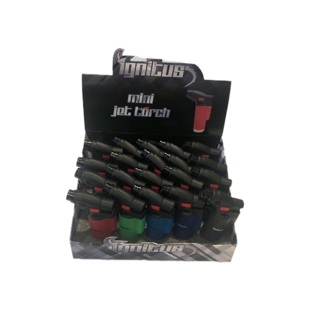 Ignitus Jet Torch Lighters 5 Pack Mini Refillable