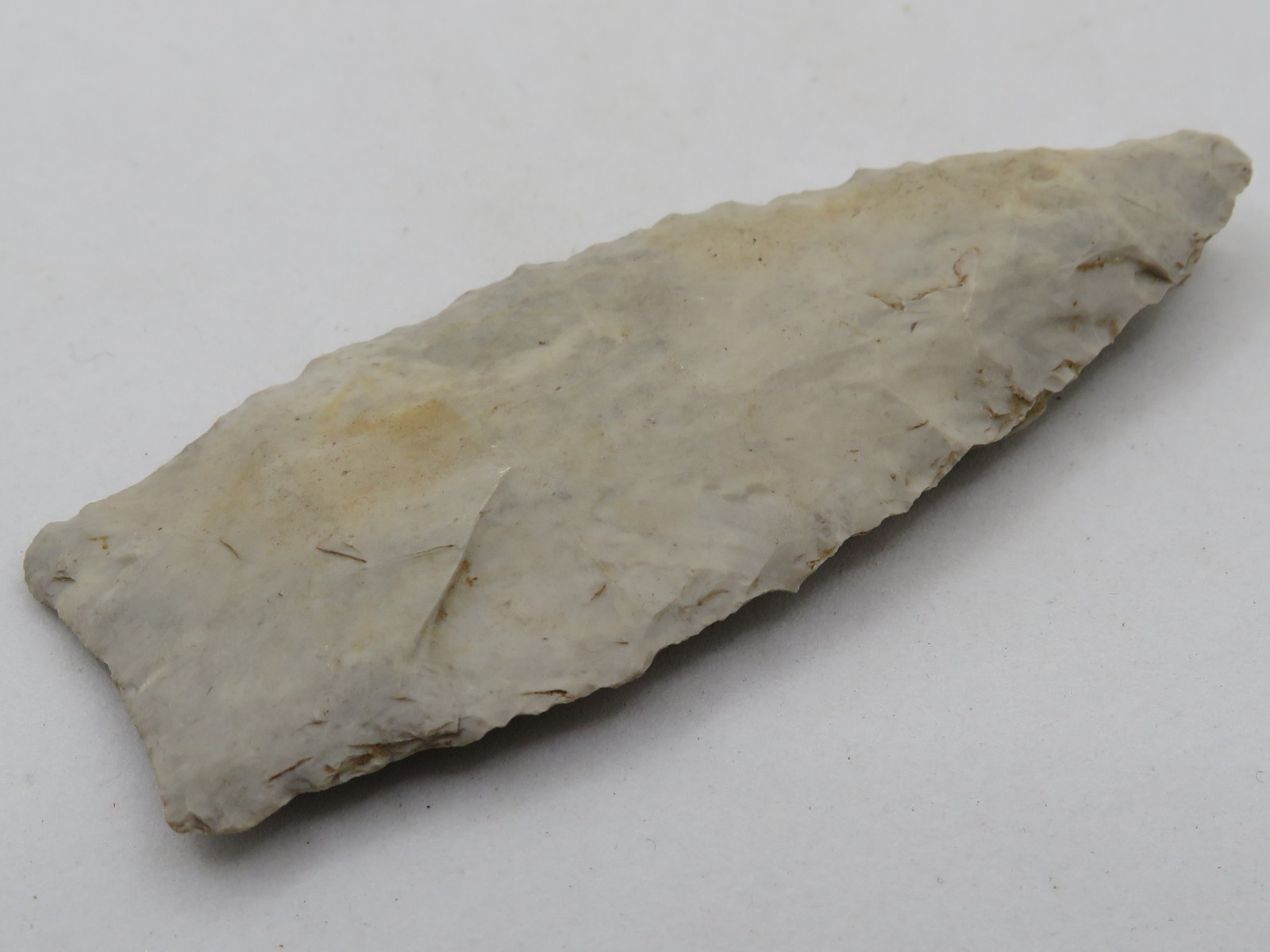 AUTHENTIC 2 5/8" INDIAN DOVETAIL PROJECTILE POINT ARROWHEAD - SUBTLE COLORS! *