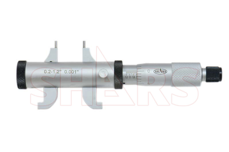 SHARS BEST PRECISION .20 - 2.2" INSIDE MICROMETER SET NEW P}