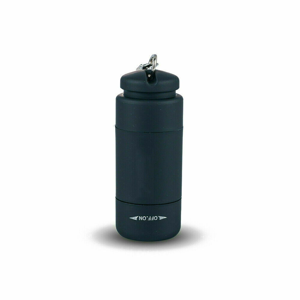 1pc Mini USB Rechargeable Torch LED Light Flashlight Lamp Pocket Keychain Torch