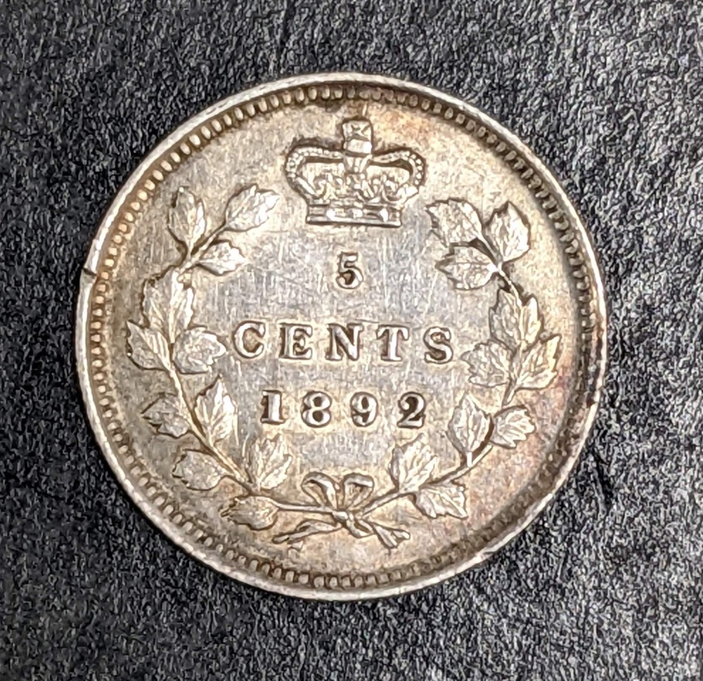 1892 Canada 5 Cent Victoria
