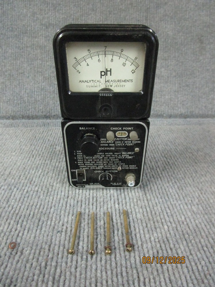 Analytical Measurements PH Meter