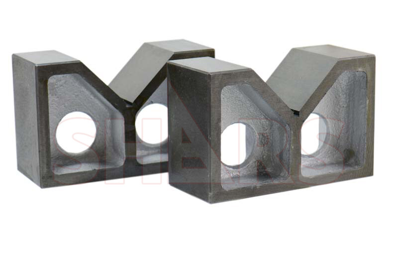2" CAST IRON PAIR V-BLOCKS V-BLOCK VBLOCKS GROUND NEW P